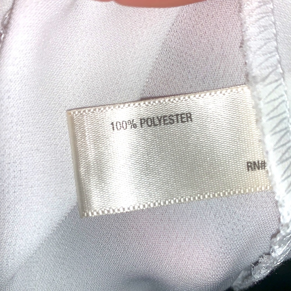 I ❤️ Ronson White Ruffle Shoulder Blouse - Picture 8 of 8